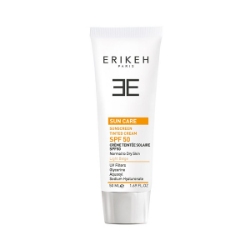 کرم ضد آفتاب اریکه مخصوص پوستهای خشک و نرمال بژ روشن SPF50