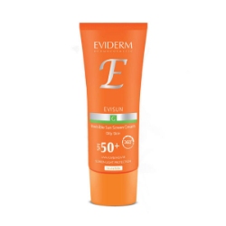 ضد آفتاب اویدرم spf50 بی رنگ مناسب پوست چرب