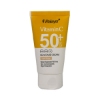 فلوئید ضد آفتاب SPF50 حاوی ویتامین C ویتالیر بژ روشن پوست چرب حجم 50 میلی لیتر