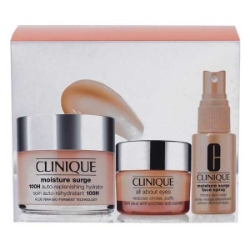 پک مراقبت از پوست کلینیک Clinique مدل Moisture surge مجموعه 3 عددی پک مراقبت از پوست کلینیک Clinique مدل Moisture surge مجموعه 3 عددی