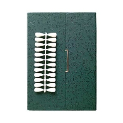 آلبوم لاک ژل کتابی سبز (به همراه ناخن) 120 عددی آلبوم لاک ژل کتابی سبز (به همراه ناخن) 120 عددی